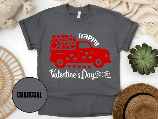 "Happy Valentine's day" T-Shirt, (Gildan 5000) VD006