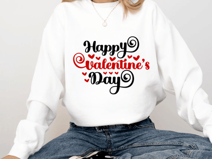 "Happy Valentine's Day" Valentine's Day (Comfort Color) VDS008