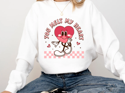 "You Melt My Heart" Valentine's Day (Comfort Color) VDS051