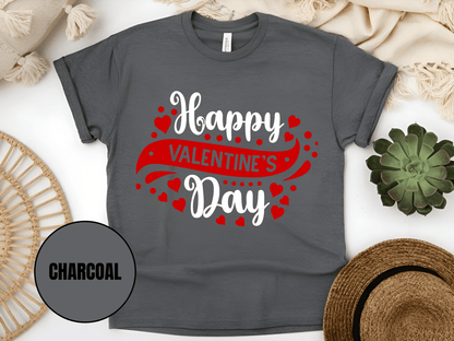 "Happy Valentine's day" T-Shirt, (Gildan 5000) VD003