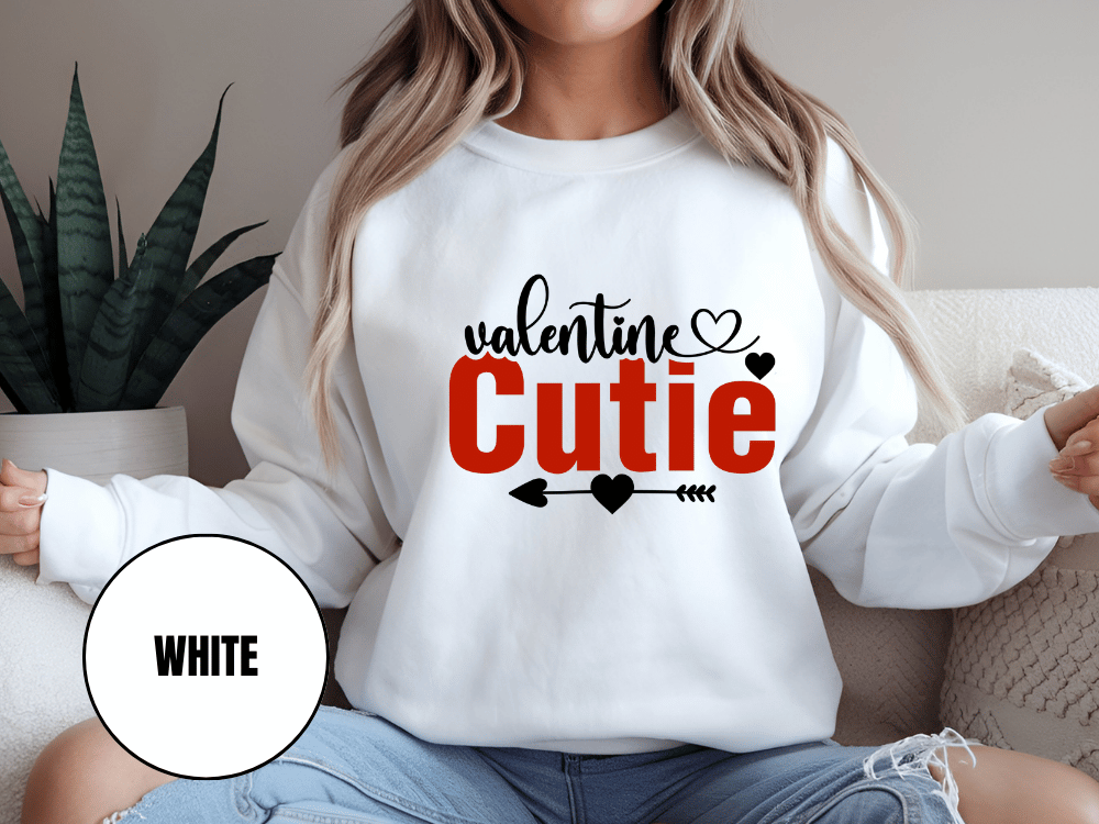 "Valentine Cutie", Valentine's Day (Gildan 18000) VD028