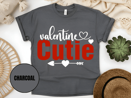 "Valentine Cutie, Valentine's Day" T-Shirt, (Gildan 5000) VD028