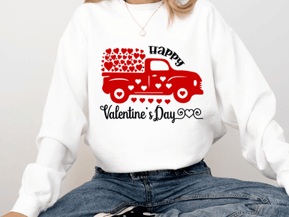 "Happy Valentine's Day" Valentine's Day (Comfort Color) VDS006
