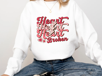 "Heart Broken" Valentine's Day (Comfort Color) VDS041