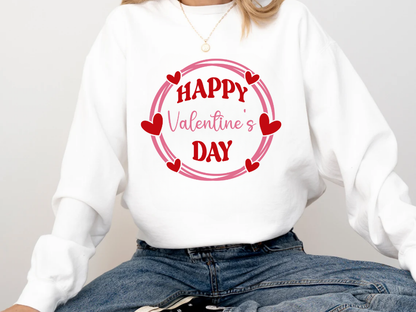 "Happy Valentine's Day" Valentine's Day (Comfort Color) VDS064