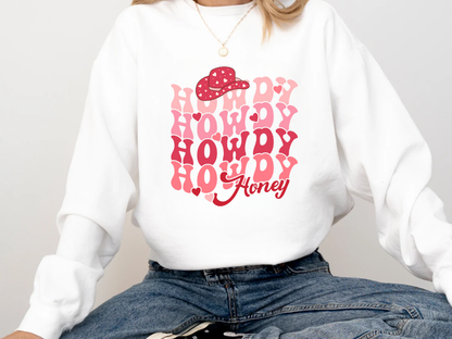 "Howdy Honey" Valentine's Day (Comfort Color) VDS042