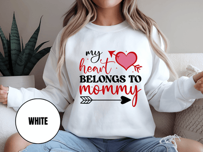 "My Heart Belongs to My Mommy" Valentine's Day (Gildan 18000) VD054