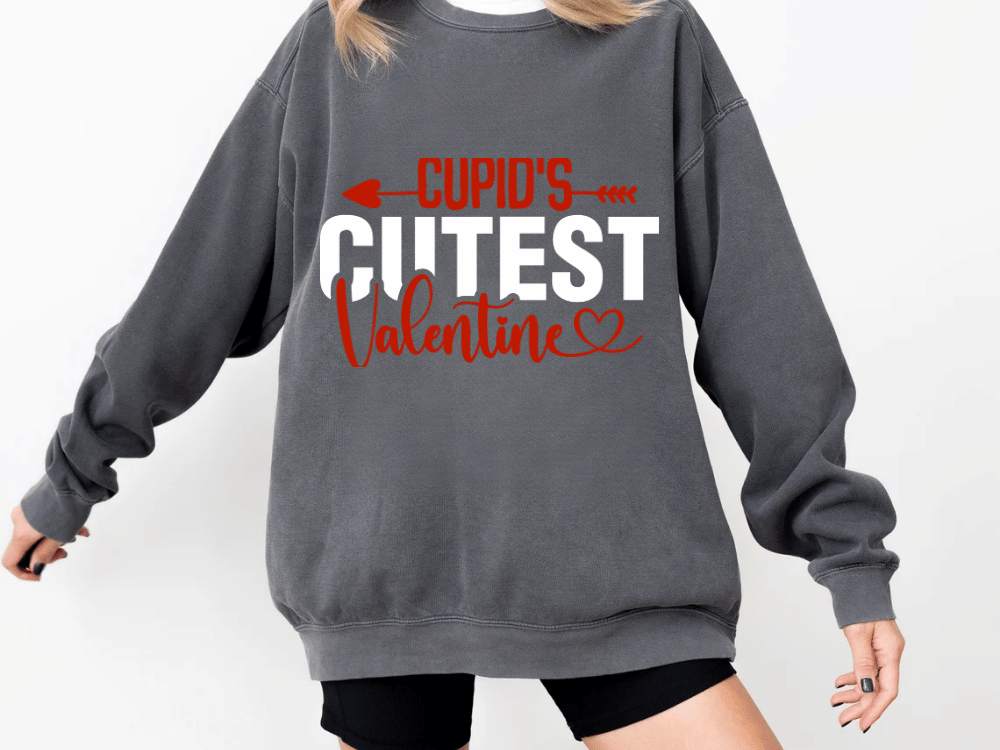 "Cupid's Cutest Valentine" Valentine's Day (Comfort Color) VDS018