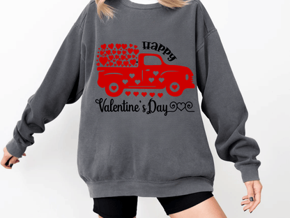 "Happy Valentine's Day" Valentine's Day (Comfort Color) VDS006