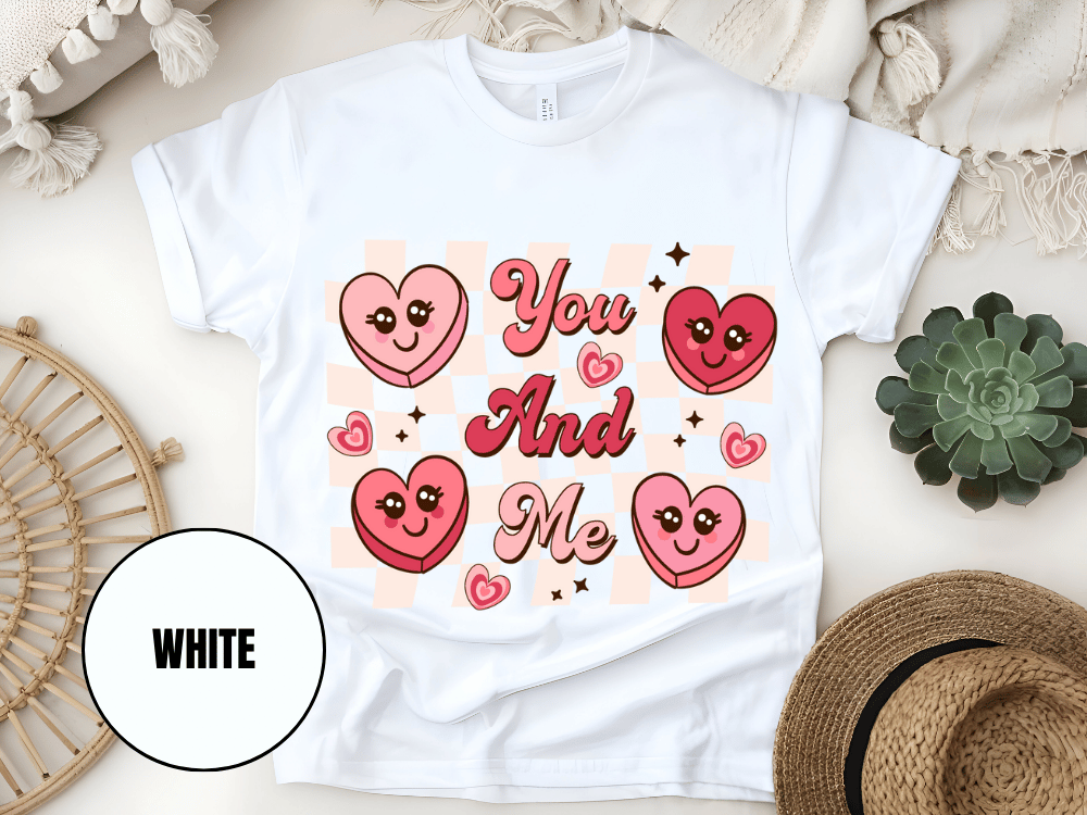 "You And Me, Valentine's Day" T-Shirt, (Gildan 5000) VD050