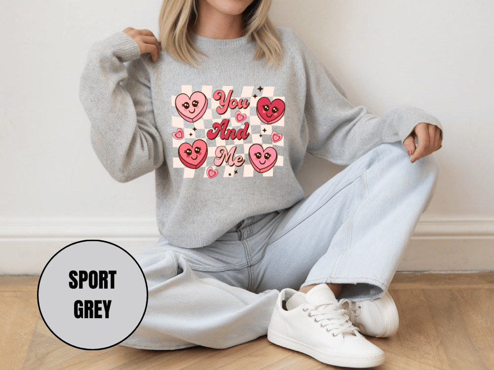 "You And Me" Valentine's Day (Gildan 18000) VD050