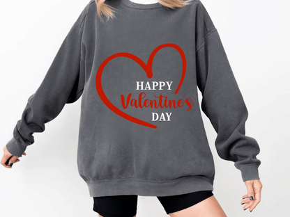 "Happy Valentine's Day" Valentine's Day (Comfort Color) VDS019