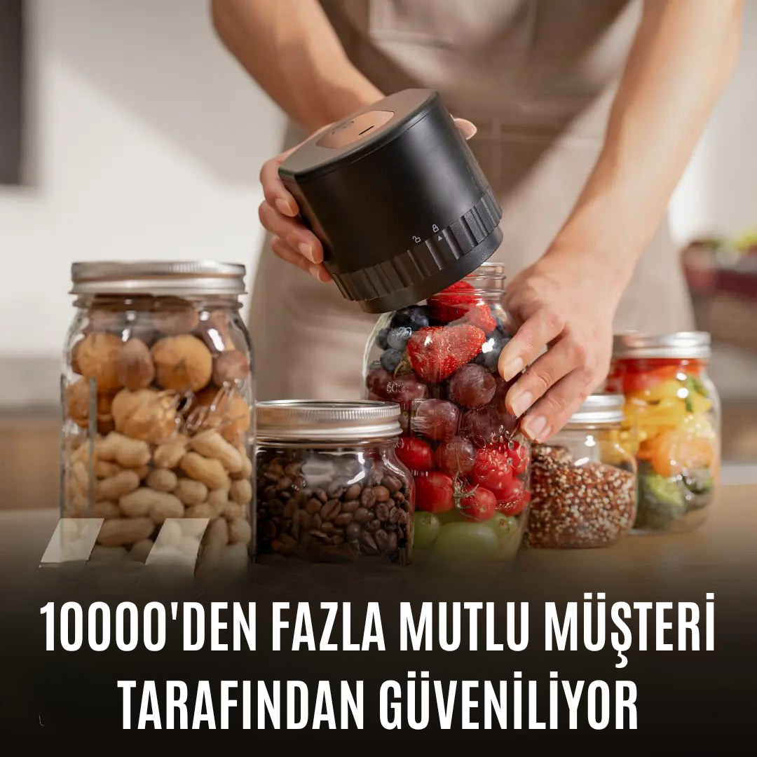 "VACUMAX" Kavanoz Vakumlama Seti