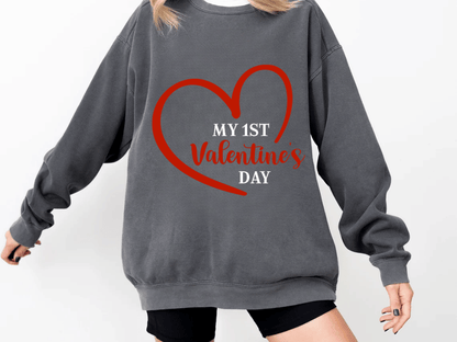 "My First Valentine's Day" Valentine's Day (Comfort Color) VDS023