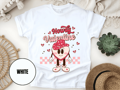 "Howdy Valentine, Valentine's Day" T-Shirt, (Gildan 5000) VD043