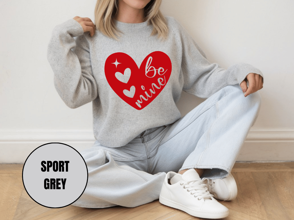"Be Mine" Valentine's Day (Gildan 18000) VD055