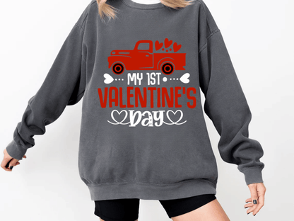 "My First Valentine's Day" Valentine's Day (Comfort Color) VDS024