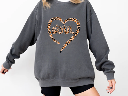 "She Is My Soul Leopard Design" Valentine's Day (Comfort Color) VDS080