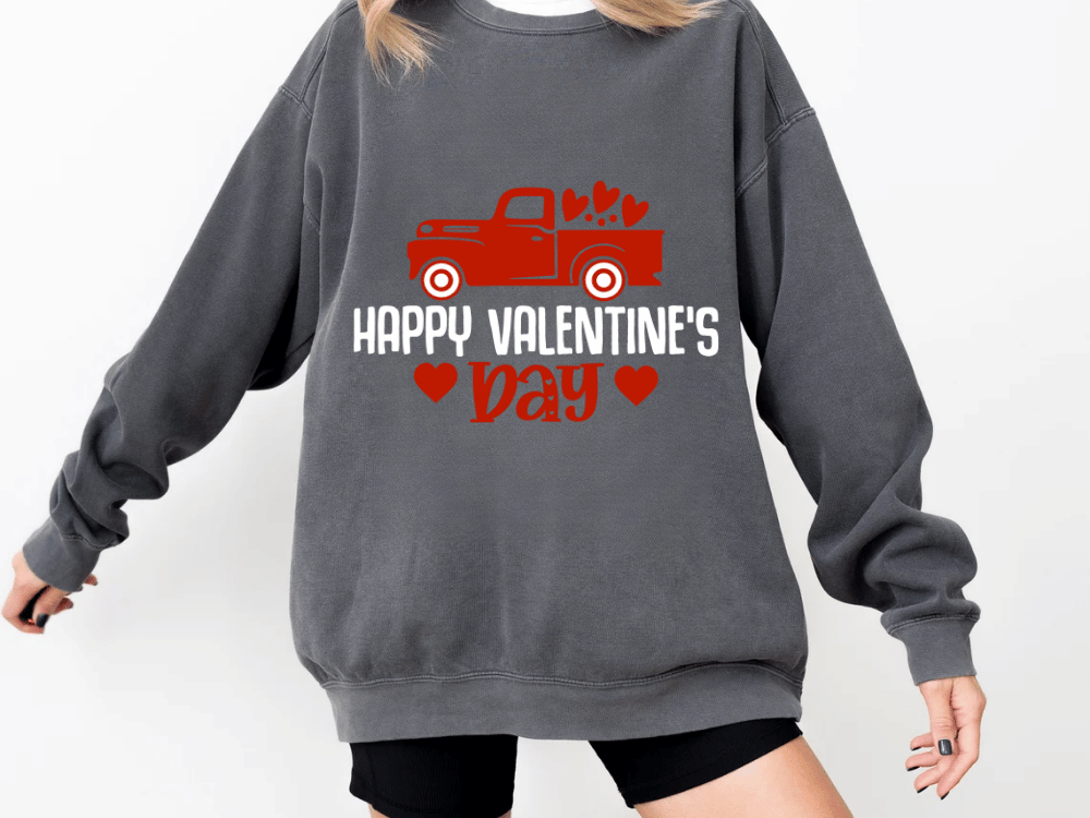 "Happy Valentine's Day" Valentine's Day (Comfort Color) VDS020