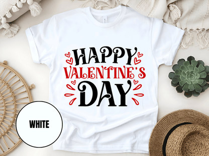 "Happy Valentine's day" T-Shirt, (Gildan 5000) VD004