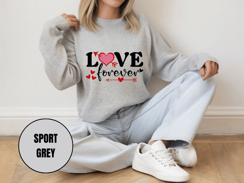 "Love Forever" Valentine's Day (Gildan 18000) VD056