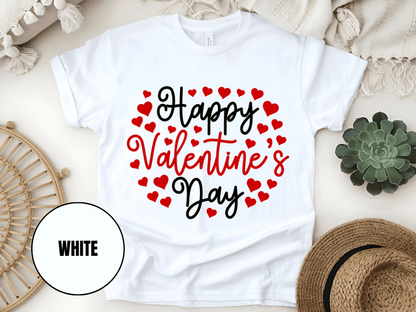 "Happy Valentine's day" T-Shirt, (Gildan 5000) VD010