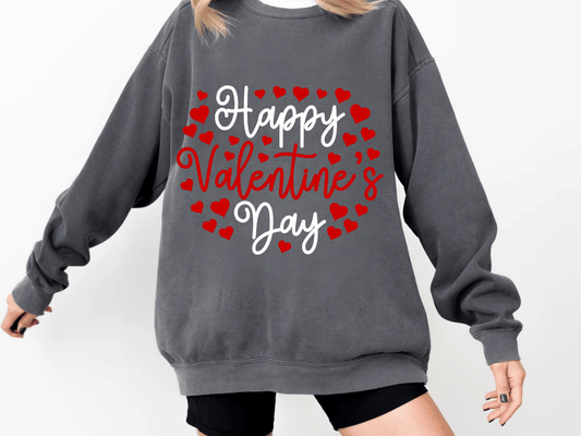 "Happy Valentine's Day" Valentine's Day (Comfort Color) VDS010