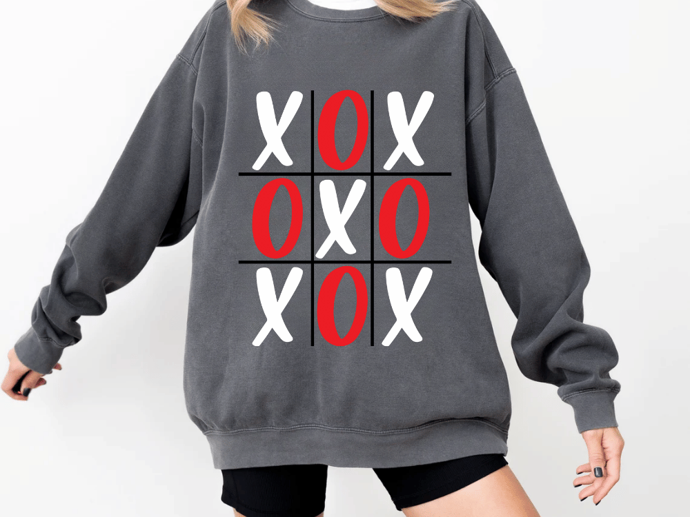 "XOXOXO Valentine's Day" Valentine's Day (Comfort Color) VDS015
