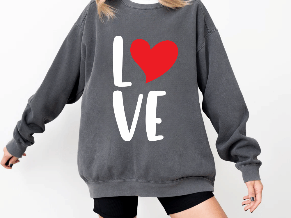 "Love Valentine's Day" Valentine's Day (Comfort Color) VDS013