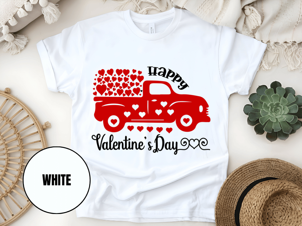 "Happy Valentine's day" T-Shirt, (Gildan 5000) VD006