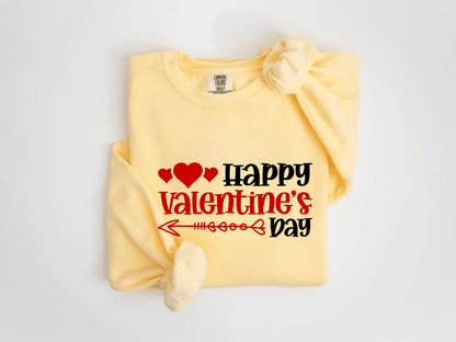 "Happy Valentine's Day" Valentine's Day (Comfort Color) VDS009