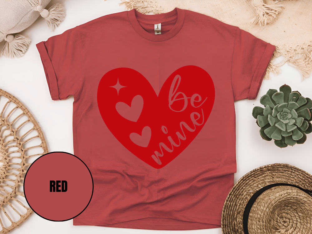 "Be Mine, Valentine's Day" T-Shirt, (Gildan 5000) VD055