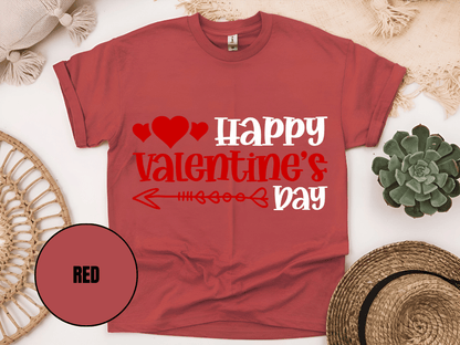 "Happy Valentine's day" T-Shirt, (Gildan 5000) VD009
