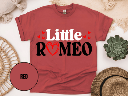 "Little Romeo, Valentine's Day" T-Shirt, (Gildan 5000) VD057