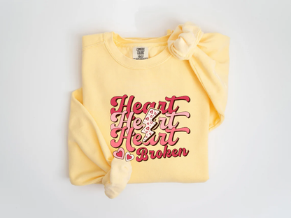 "Heart Broken" Valentine's Day (Comfort Color) VDS041