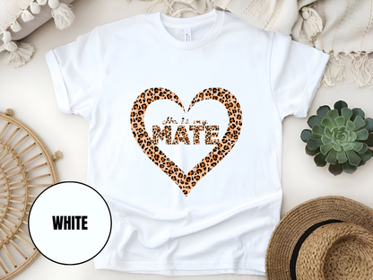 "He Is My Mate Leopard Design" T-Shirt, (Gildan 5000) VD069