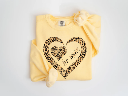 "Be Mine Leopard Design" Valentine's Day (Comfort Color) VDS068