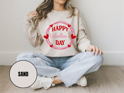 "Happy Valentine's Day" Valentine's Day (Gildan 18000) VD064