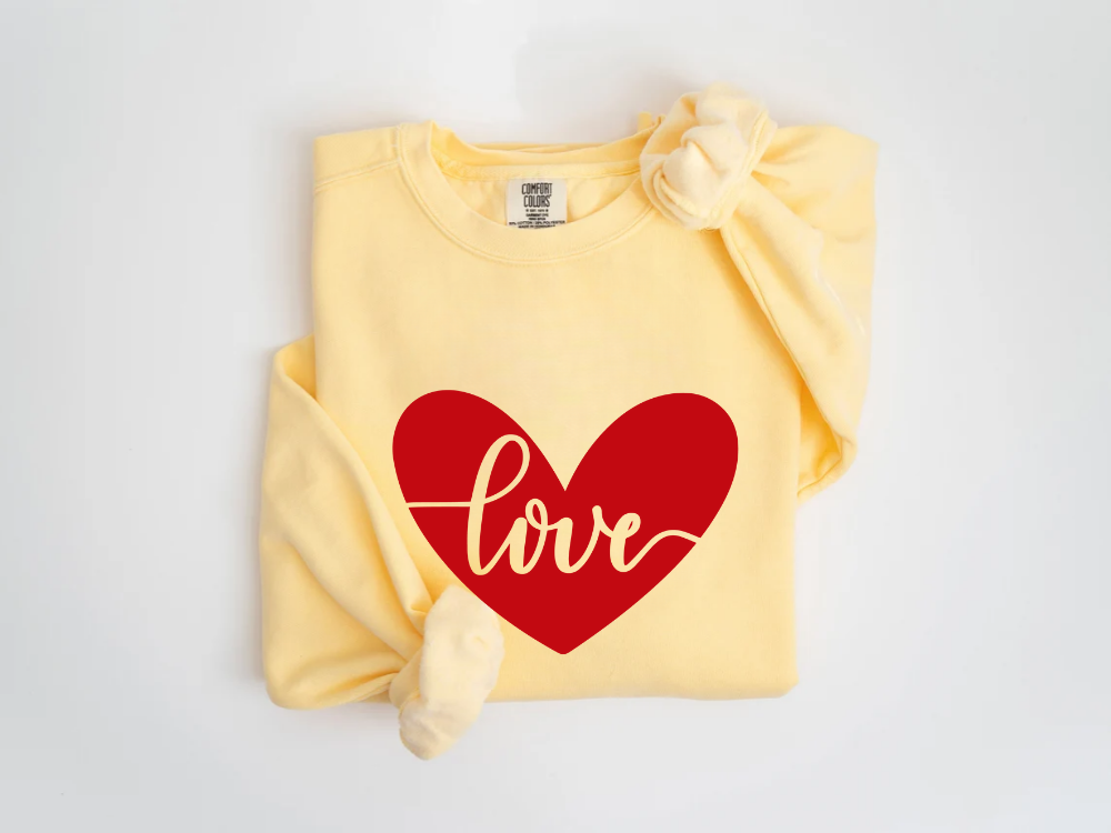 "Love" Valentine's Day (Comfort Color) VDS052