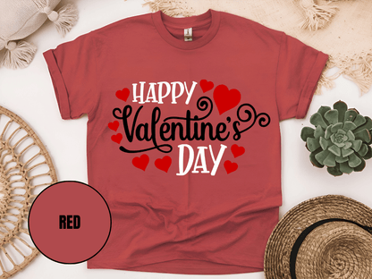 "Happy Valentine's day" T-Shirt, (Gildan 5000) VD007