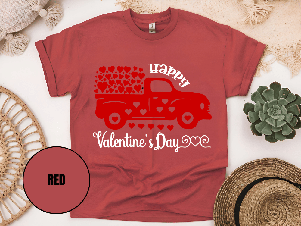 "Happy Valentine's day" T-Shirt, (Gildan 5000) VD006
