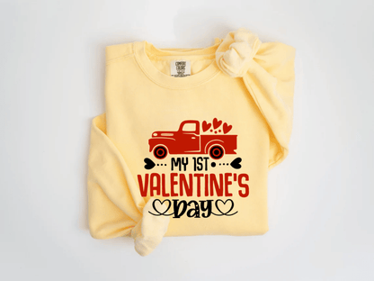 "My First Valentine's Day" Valentine's Day (Comfort Color) VDS024