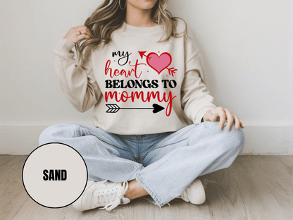 "My Heart Belongs to My Mommy" Valentine's Day (Gildan 18000) VD054