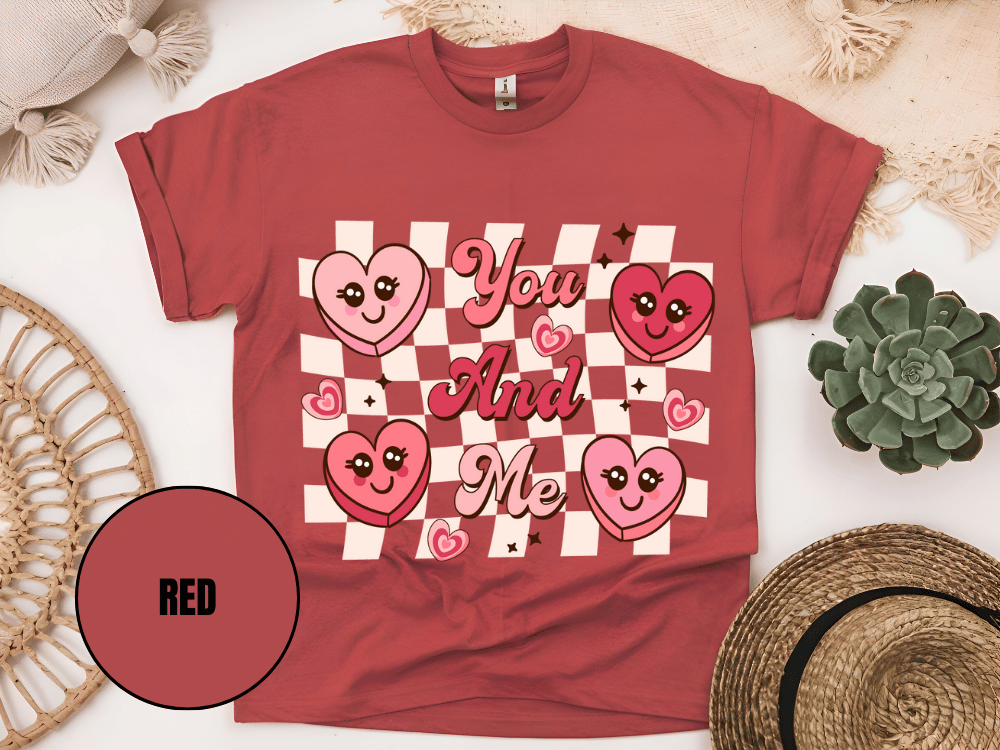 "You And Me, Valentine's Day" T-Shirt, (Gildan 5000) VD050
