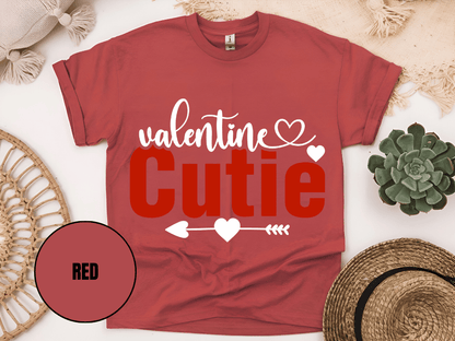"Valentine Cutie, Valentine's Day" T-Shirt, (Gildan 5000) VD028