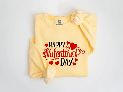 "Happy Valentine's Day" Valentine's Day (Comfort Color) VDS007