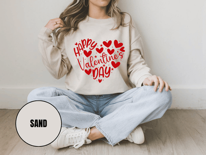 "Happy Valentine's Day" Valentine's Day (Gildan 18000) VD063