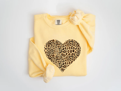 "Heart Leopard Design" Valentine's Day (Comfort Color) VDS081
