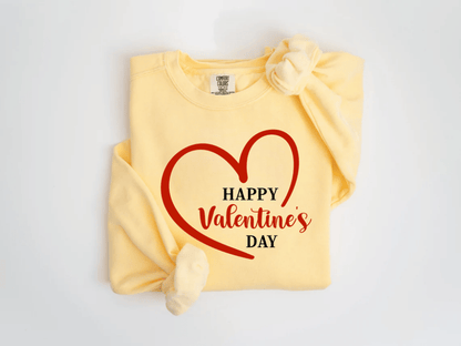 "Happy Valentine's Day" Valentine's Day (Comfort Color) VDS019