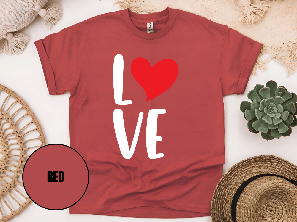 "Love Valentine's day" T-Shirt, (Gildan 5000) VD013